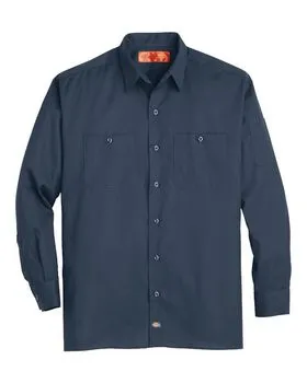Dickies L608L Solid Ripstop Long Sleeve Shirt - Long Sizes