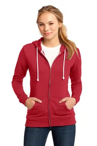 District DT290 - Juniors Core Fleece Full-Zip Hoodie