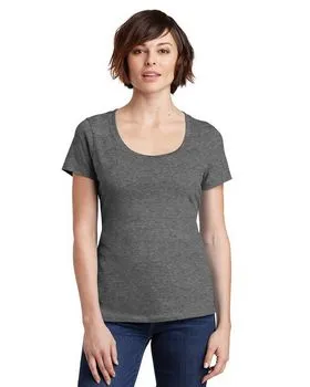 District DM106L Womens Perfect Weight Scoop Tee.