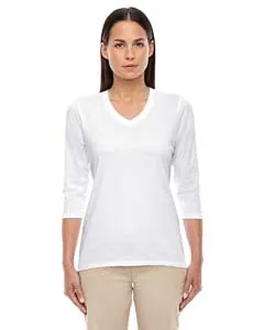 Devon & Jones DP184W Ladies Perfect Fit Bracelet-Length V-Neck Top