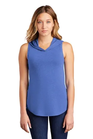 District DT1375 Womens Perfect Tri Sleeveless Hoodie