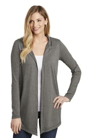 District DT156 Womens Perfect Tri Hooded Cardigan.