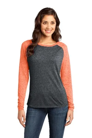 District DT262 - Juniors Microburn Long Sleeve Raglan Tee.