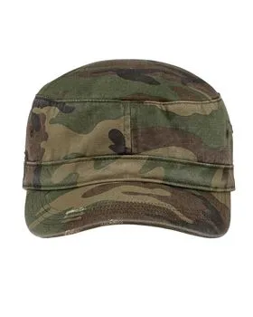 District DT605 Distressed Military Hat.