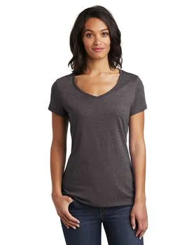District DT6503 Womens Very Important Tee V-Neck.
