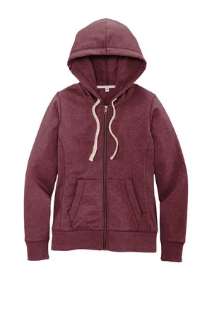 District DT8103 Womens Re-Fleece Full-Zip Hoodie