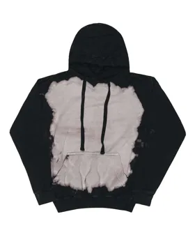 Dyenomite 854BW Premium Fleece Bleach Wash Hooded Sweatshirt