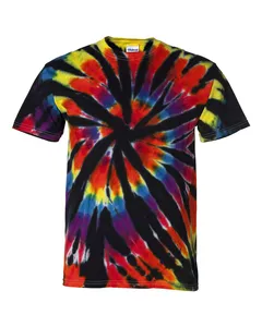 Dyenomite 200TD Rainbow Cut-Spiral Tie-Dyed T-Shirt