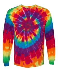 240MS Dyenomite Spiral Tie Dye Long Sleeve