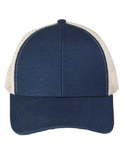 EC7093 econscious Unisex Hemp Eco Trucker Recycled Polyester Mesh Cap