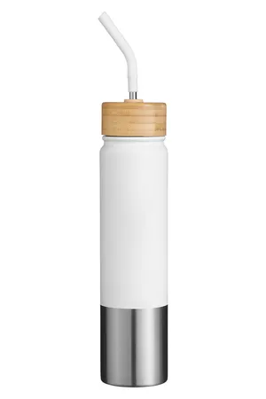 econscious EC9843 Playa 24oz Stainless Steel Tumbler With Bamboo Lid