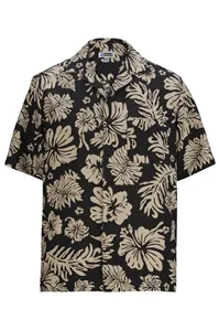 Edwards 1036 HIBISCUS 2-COLOR CAMP SHIRT