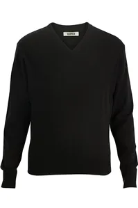 Edwards 4067 V NECK SWEATER INTERLOCK ACRYLIC