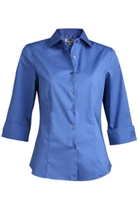 Edwards 5033 LADIES TAILORED FULL-PLACKET STRETCH BLOUSE