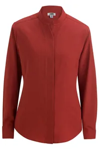 Edwards 5398 LADIES STAND-UP COLLAR SHIRT