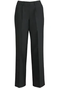 8640 Edwards LADIES PLEATED FRONT POLY/WOOL PANT