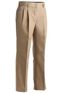 Edwards 8679 LADIES BLENDED CHINO PLEATED PANT