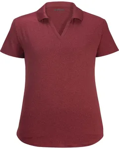 Edwards Garment 5592 EDWARDS LADIES POINT GREY HEATHERED POLO