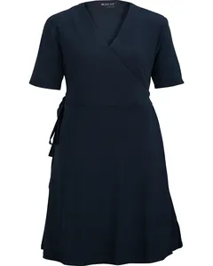 Edwards Garment 9977 LADIES POINT GREY WRAP DRESS