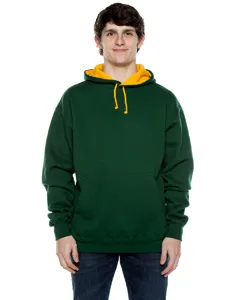 Beimar F1023 Unisex 10 oz. 80/20 Poly/Cotton Contrast Hood Sweatshirt