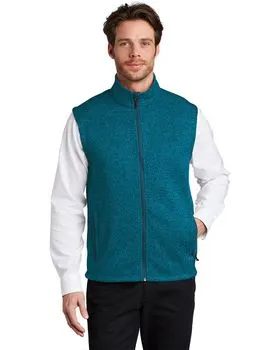 Port Authority F236 Sweater Fleece Vest