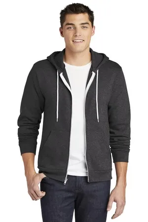American Apparel F497 Unisex Flex Fleece USA Made Zip Hoodie