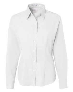 FeatherLite 5233 Womens Long Sleeve Stain Resistant Oxford Shirt
