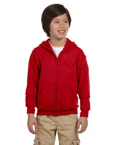 Gildan G186B Youth Heavy Blend 50/50 Full-Zip Hooded Sweatshirt