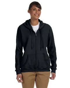 Gildan G186FL Ladies Heavy Blend Ladies 8 oz., 50/50 Full-Zip Hooded Sweatshirt