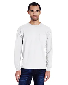 ComfortWash by Hanes GDH250 Unisex Garment-Dyed Long-Sleeve T-Shirt with Pocket