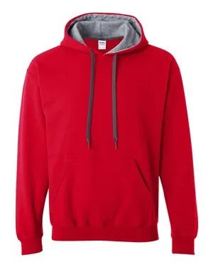 Gildan 185C00 Heavy Blend Contrast-Color Hooded Sweatshirt