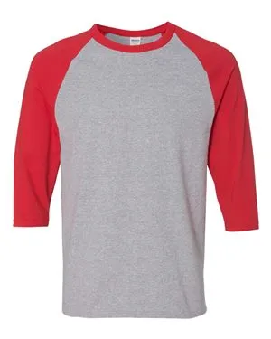 Gildan 5700 Heavy Cotton Raglan Three-Quarter Sleeve T-Shirt