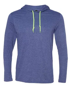 987 Gildan Softstyle Lightweight Hooded Long Sleeve T-Shirt