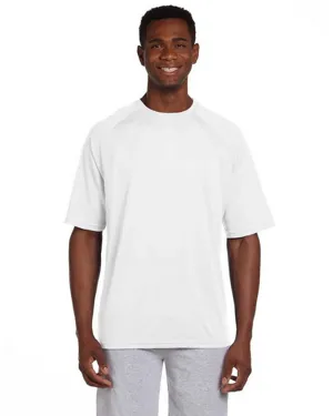 Harriton M322 Adult 4.2 oz. Athletic Sport Colorblock T-Shirt