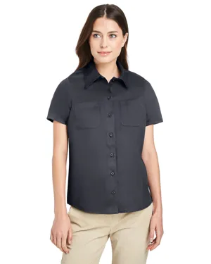 Harriton M585W Ladies Advantage IL Short-Sleeve Work Shirt