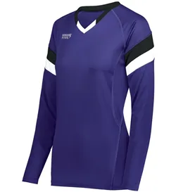 342242 HIGH FIVE Ladies TruHit Tri-Color Long Sleeve Jersey
