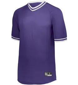 Holloway 221221 Youth Retro V-Neck Baseball Jersey