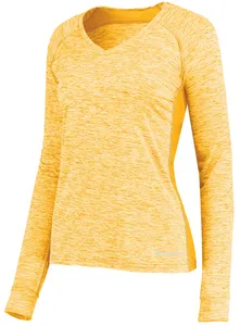 Holloway 222770 Womens Electrify CoolCore Long Sleeve V-Neck T-Shirt