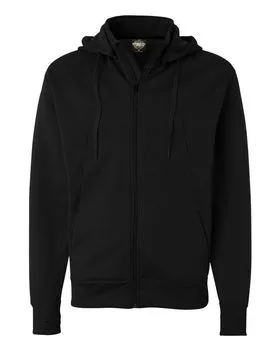 Independent Trading Co. EXP80PTZ Poly-Tech Full-Zip Hooded Sweatshirt