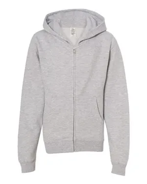 Independent Trading Co. SS4001YZ Youth Midweight Full-Zip Hooded Sweatshirt