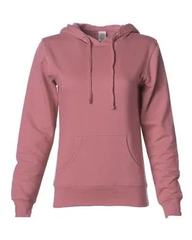 Independent Trading Co. SS650 Juniors’ Heavenly Fleece Lightweight Hooded Sweatshirt