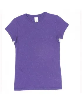J America 8138 Women’s Glitter Short Sleeve T-Shirt