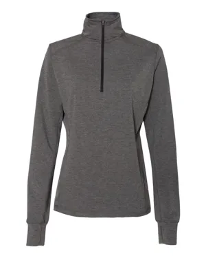 J America 8433 Women’s Omega Stretch Quarter-Zip Pullover