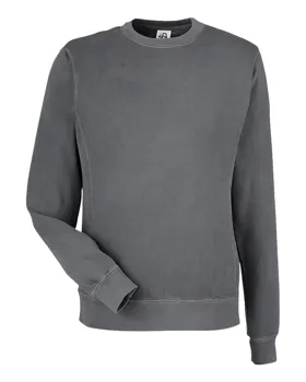 J America 8731 Pigment-Dyed Fleece Crewneck Sweatshirt