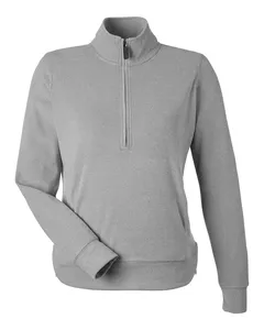 J America 8762 Womens Element Fleece Quarter-Zip Sweatshirt