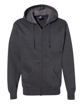 J America 8821 Premium Full-Zip Hooded Sweatshirt