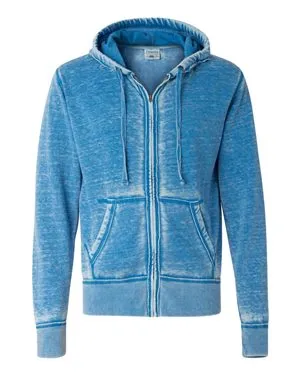 8916 J America Vintage Zen Fleece Full-Zip Hooded Sweatshirt