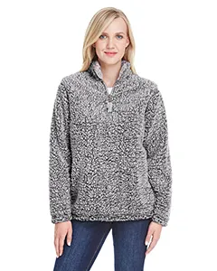 J America JA8451 Ladies Epic Sherpa 1/4 Zip