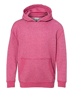 J America JA8606 Youth Glitter French Terry Pullover Hood