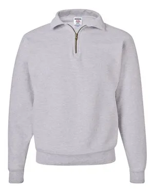 Jerzees 4528MR Super Sweats NuBlend Quarter-Zip Cadet Collar Sweatshirt